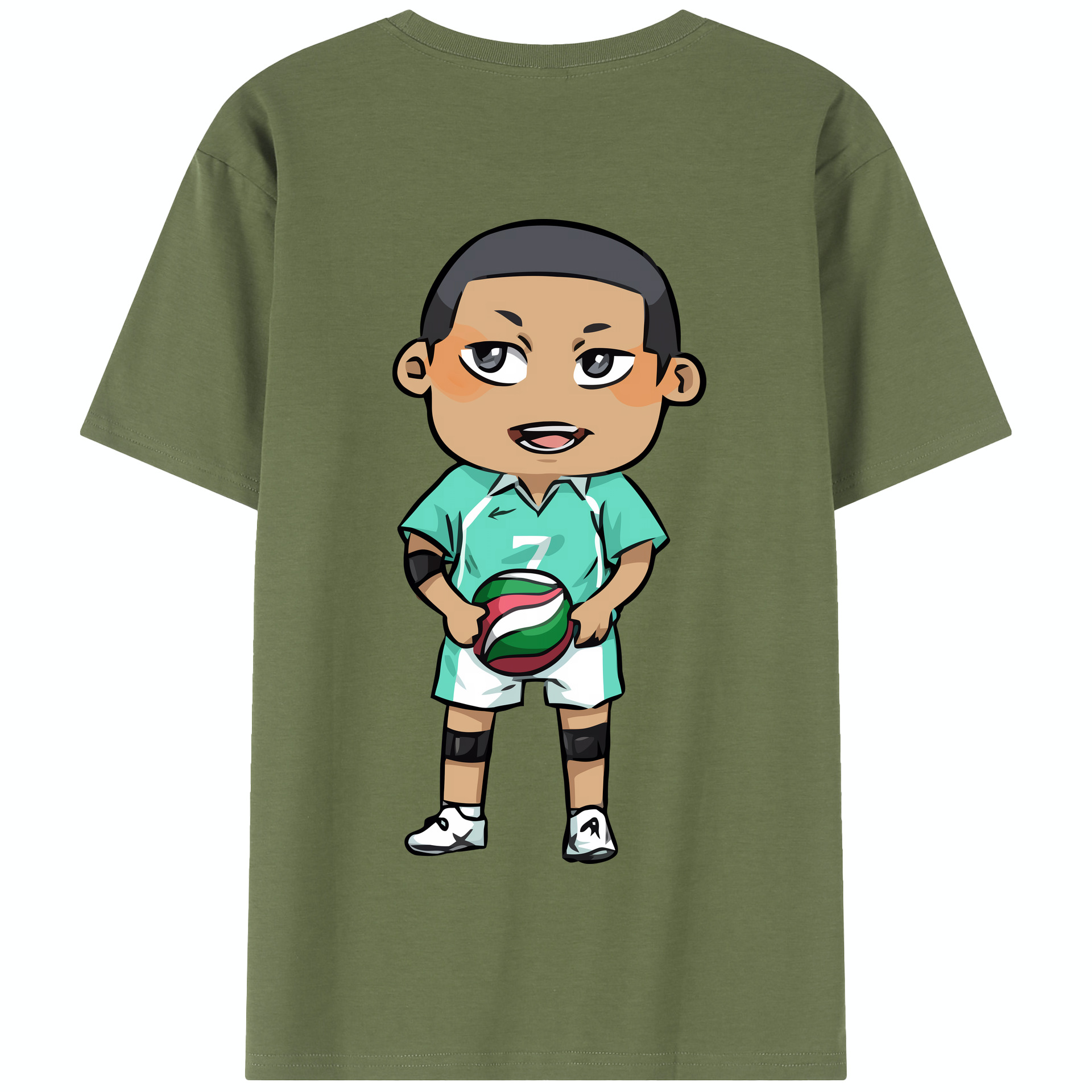 （画像用） ハイキュー!! Haikyu!! 綿100％半袖Tシャツ（背面プリント）